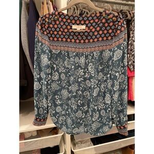 Loft Floral Print Blouse